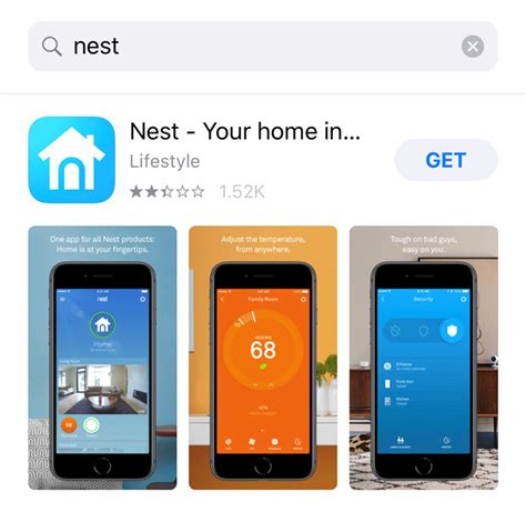 Select Google Play Store. . Nest app download